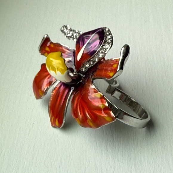 BCBG Orchid Double Ring - Picture 3 of 5